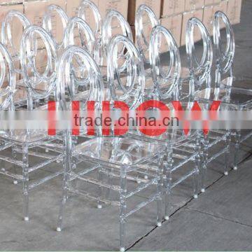 transparent wedding tiffany resin phoenix chair