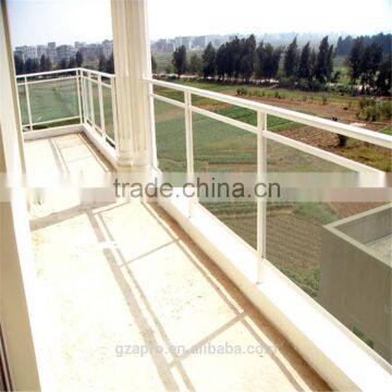 modern house aluminum handrail glass railing for balcony guanghou china