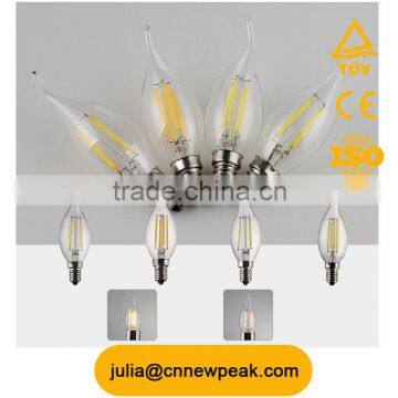 Flame Filament LED Candle Lamp E14 4W