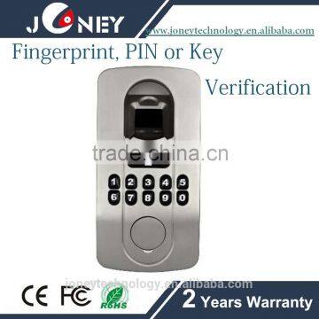 Small in Size Bometric Fingerprint Door Lock with Rugged Steel Construction