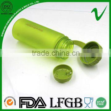 Food grade clear empty cylinder water PCTG 400ml plastic bottle