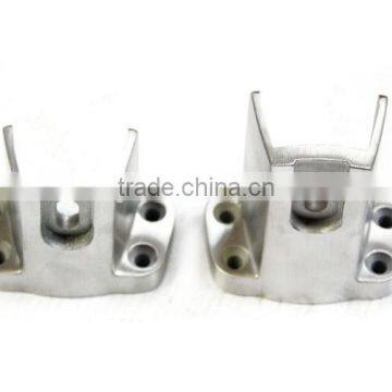 Metal Casting foundry precise casting with lost wax casting mirror & Brush polished glass door accessories