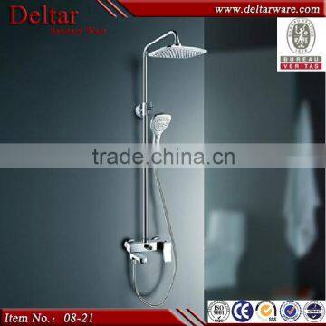 Artistic Brass Shower Faucets, Bath & Shower Faucet Mixer, Exposed Wall-mounted Faucet Shower Washing
