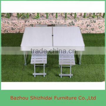 aluminum camping folding table and chair set SZD-023