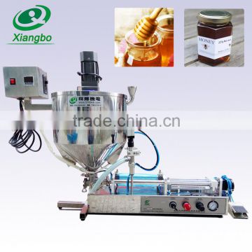 Semi auto honey filling machine with heater and mixer