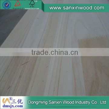 Paulownia Wood Finger Jointed Laminated Board