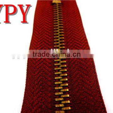 5# Antique Brass Metal Zipper With Close End Wholesale photo-4