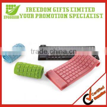 Foldable 104 Keys USB Silicone Keyboard for Laptop Computer