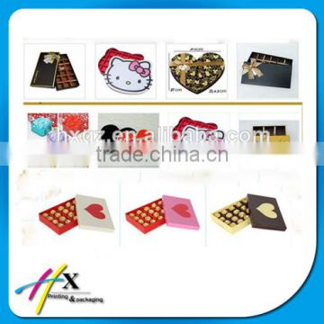 Cute cartoon shape chocolate box