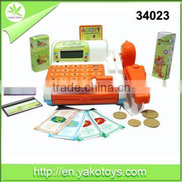 BO electronic cash registers for kids with light and sound toys cashier