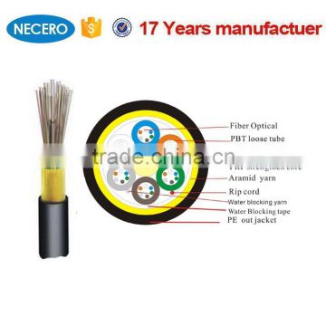 outdoor 12 core single mode ADSS fiber optic cable for Comoros cabling trader