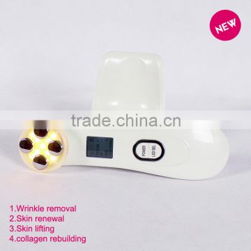 fashion photon beauty with Handle Ultrasound BIO Photon Light Therapy Beauty Device for skin lifting and firmness