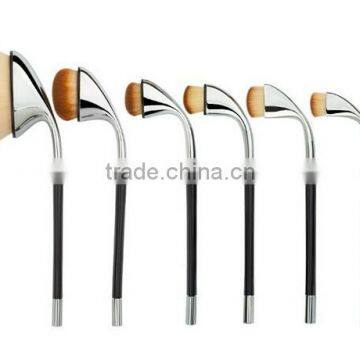 2016 Hot Selling Wholesale Golf Shape 9pcs Oval Brush Makeup photo-2