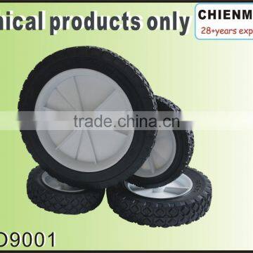 China Semi Pneumatic Rubber Tyre Wheel Tire, Hard Rubber,metal Wheel,wheelbarrow Tyre photo-3