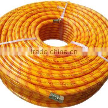 PVC Material and 10mm Standard braided flexible rubber sprayer hose pipe