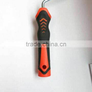 Red and Black Rubber Paint Roller Handle Plastic Handle photo-3