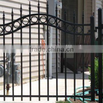 estate gate/ competitive beautiful metal fence gate design for house