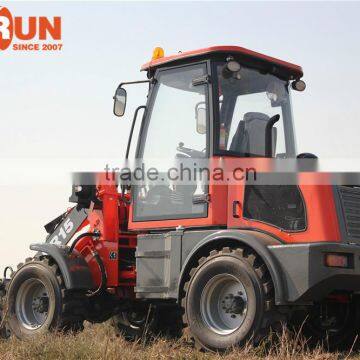 Qingdao Everun 1.5 Ton Compact Front End Loader With Cutter Head/Plain Bucket photo-6