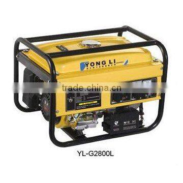 2.5kw open frame gasoline generator set, petrol generator