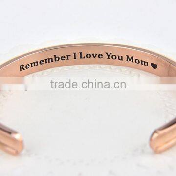 Hot Selling Women Gift Fashion Smart Message Stainless Steel Bracelet photo-4