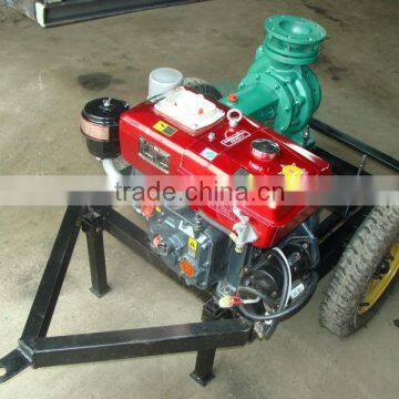 Agricultural portable irrigation diesel water pump