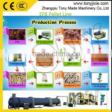 EFB Pellet Production Line/Palm Kernel Shell Fiber Granulating Line