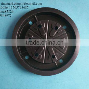 7 Inch Round Black PS Material Plastic Plant Pot Saucer, Flower Pot Base Tray photo-2