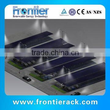 New Technology Resistance Wind Aluminum Solar Carport photo-2