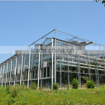 multi-span plastic film galvanized greenhouse agricola