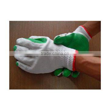 Laminated latex gloves