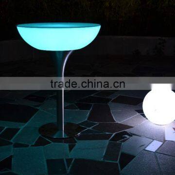 PE Plastic Remote Control LED Bar Tables/color Changing LED Cocktail Tables/illuminated LED Light up Table photo-2