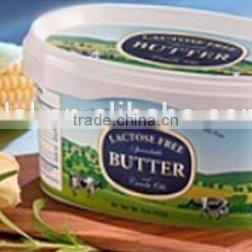 custom 500g iml plastic butter bucket