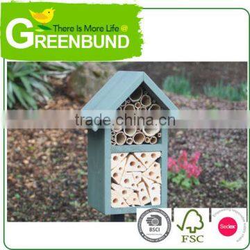 Garden Butterfly Hotel Wooden Insect Nest House Wild Life Care