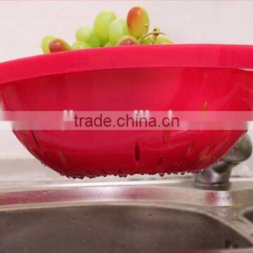 Wholesale Stock Kitchen Vegetable&Fruit Plastic Drain Basket Draining Rack photo-6
