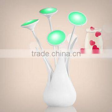 USB Flower Vase Shaped Led Motion Sensor Night Light photo-3