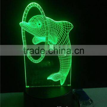 Rechargeable battery for LED light 3D Acrylic LED mood light