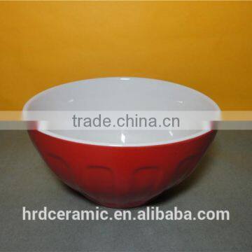 Fun White Modern Ceramic Glazed Bowl / Decorative Bowl