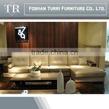 Hot Sale Italy Leather Corner Sofa for Home Furniture photo-3