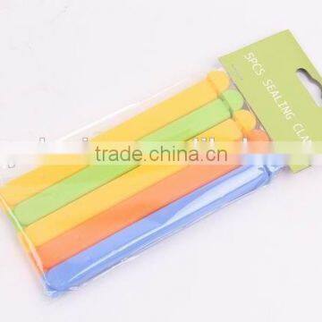 5pc colorful plastic sealing clip Food bag clip