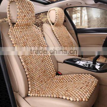 Eco friendly handmade wooden bead car seat cover