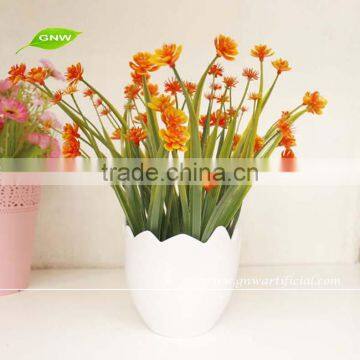 GNW GP025 Artificial Plastic Flower Plant Pots for Office Table Decoration photo-4