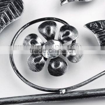 Vintage Flower Metal Wall Digital Clock GZH113 Home Accessories photo-3