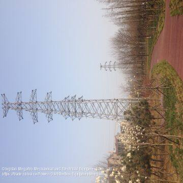 Megatro Tubular Lattice Steel Tower for Power Transmission Line Project photo-3