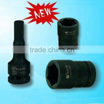 Pneumatic Socket Fractional and Metric Hex Driver Air Impact Socket