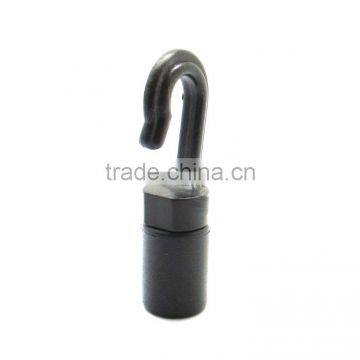 1/4" Plastic Swivel Hook W/O Tongue For Lanyard, Black POM Swivel Snap Hook, photo-4