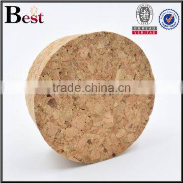 Custom Size Glass Jar Cork Lid Round Glass Jar With Cork Lid for Cosmetic Use photo-3
