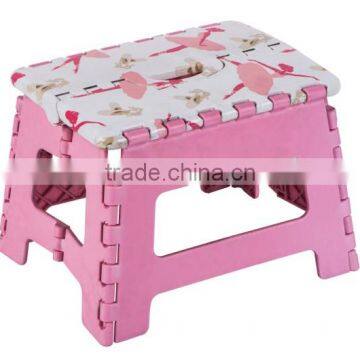 Customized Printing Plastic Folding Step Stool