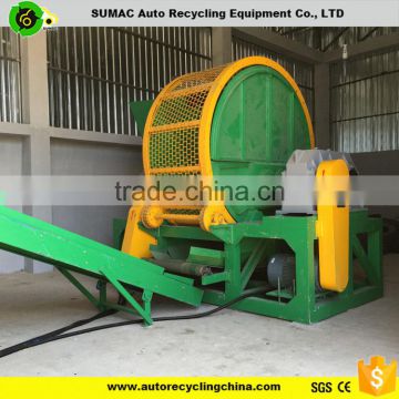 European standard professional whole tire shredder with CE