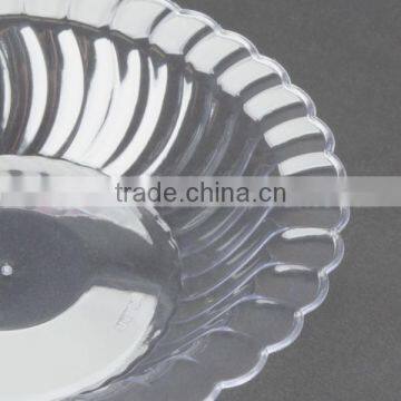 Clear 12 oz Plastic Round Scalloped Dessert Bowl for Sale,Custom Making Plastic Soup Salad Scalloped Bowl 12 oz photo-3