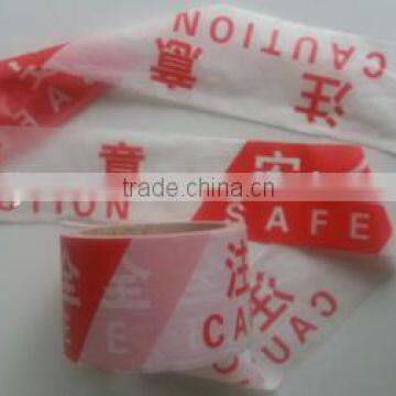 PE Warning Tie Tape Suitable for Marking and Signing Without Glue Adhesive photo-6